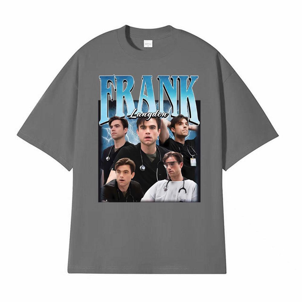 Dr Frank Langdon Print Tshirts Unisex Women Clothing Summer Fashion 100 Cotton T Shirts Oversized Loose Cotton Tshirt Streetwear
