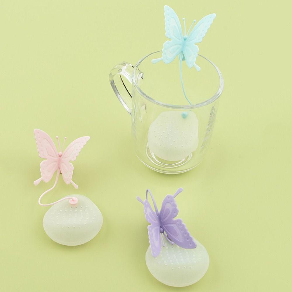 Butterfly Shape Butterfly Tea Bags Cute Design Tea Strainers Coffee Filter Drinkware Accessory