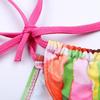 Bikini Set for Women Two Piece Swimsuits Triangle Top & Thong Set V Neck
