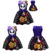 Sally Face Girls Sleeveless Dress With Pleated Design And Cartoon Pattern For Holiday Celebrations