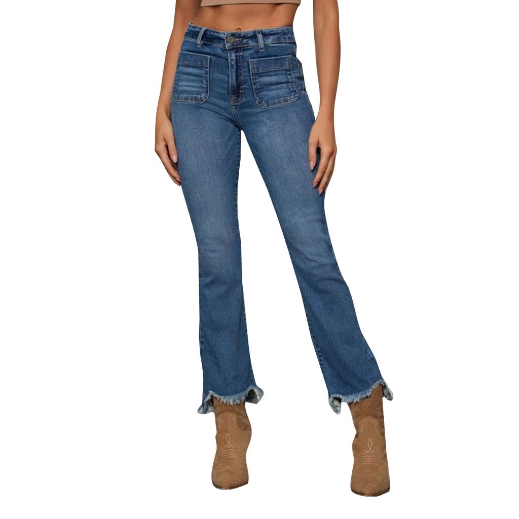 Women's High Waist Stretch Jeans Fashion Jeans