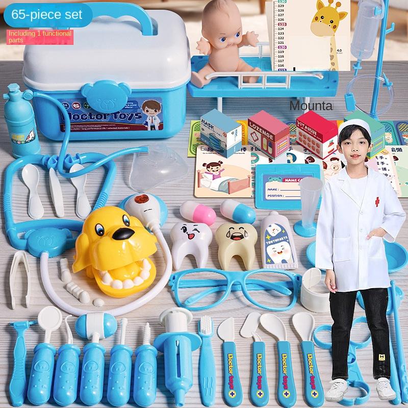 Simulation Doctor Set For Kids Pretend Play Girls Role-playing Games Accessorie Medical Kit Nurse Tools Toys For Children Gift