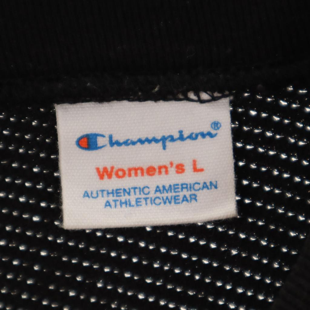 Champion Long sleeve waffle one piece L black Women Used