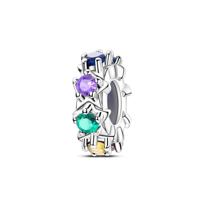 Klips Charms Nowy Miedziany Zapięcie Charm Silikonowy Koralik Dystansowy Pasuje do Oryginalnej Bransoletki Naszyjnika DIY Charm Biżuteria Prezent dla Kobiet