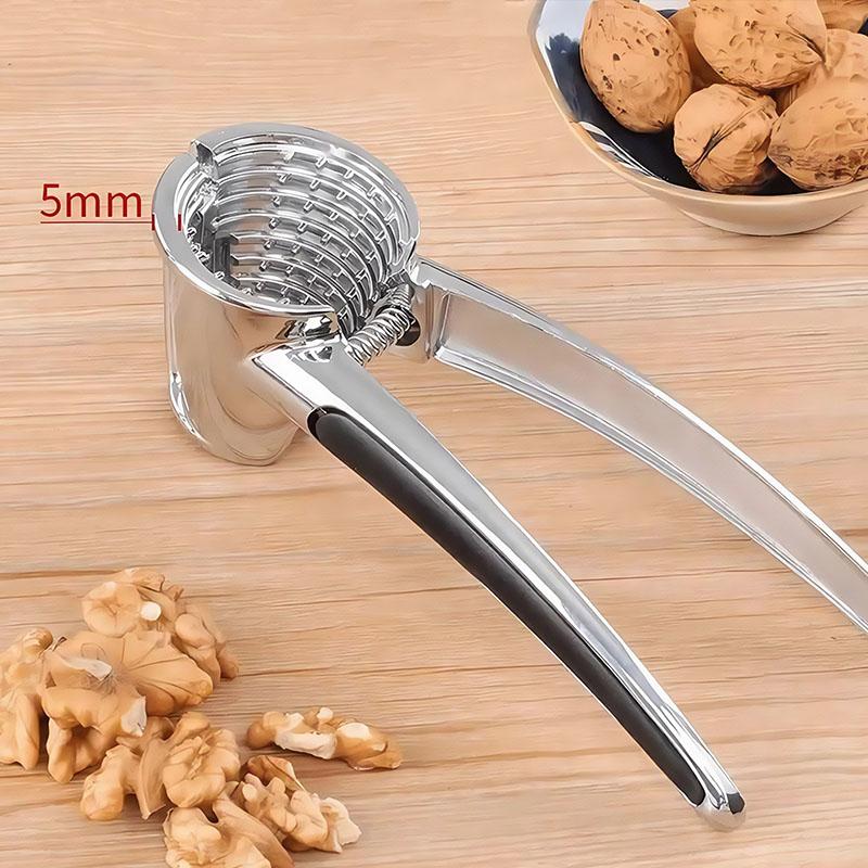 Multifunction Stainless Steel Nutcracker Opener & Peeler Kitchen Nutcracker Shell Clip Tool Clamp Plier Cracker
