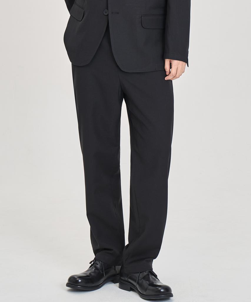 PRAIRIE [All Season] Wool Blended Slacks (Black)