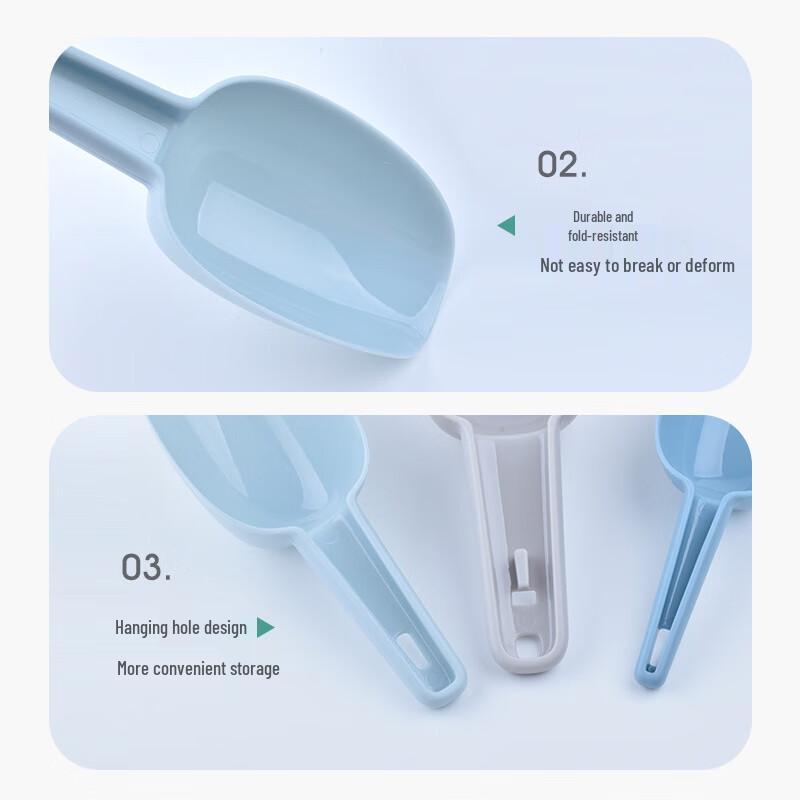 4-Piece Plastic Multipurpose Scoop Set