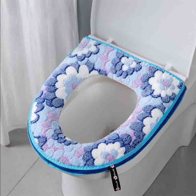 4 kolory Home Pluszowa poduszka Akcesoria łazienkowe Pokrywa Pad Toaleta Seat Mat Zagęścić Comfortab