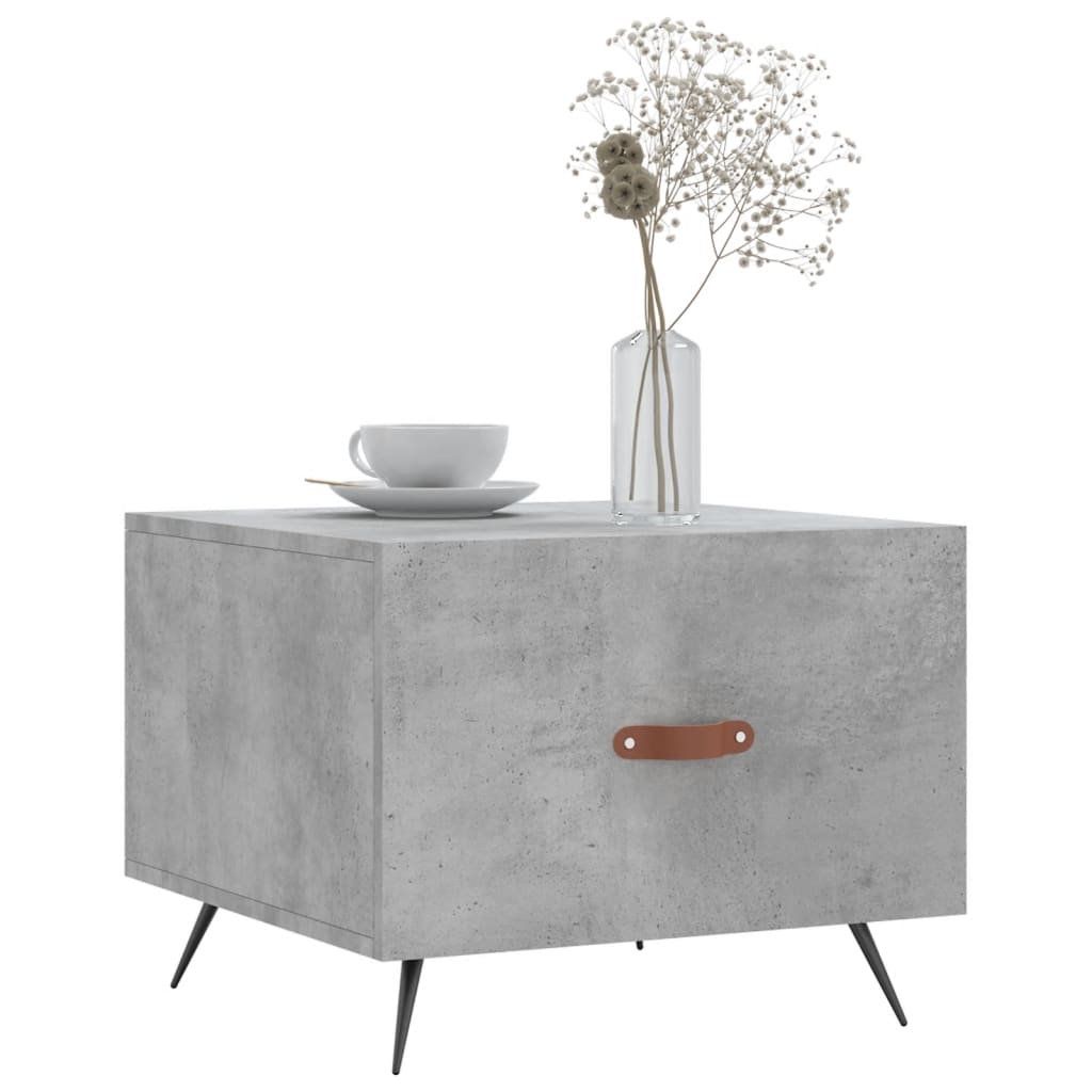 Coffee Tables 2 pcs Concrete Grey 50 x 50 x 40 cm Particleboard