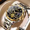 New Binbond Luxury Top Brand Men'S Watch Waterproof Luminous Timer Automatic Date Stainless Steel Man Quartz Movement Watch +Box