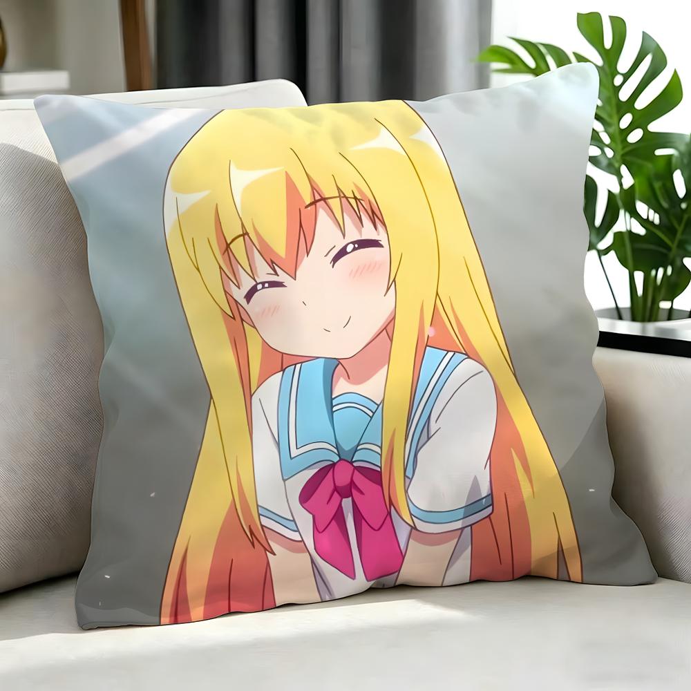 anime Gabriel Dropout Cushion Cover Cushion Cover Set Pcs x x x Pillowcase Decorative Sofa Home Decor