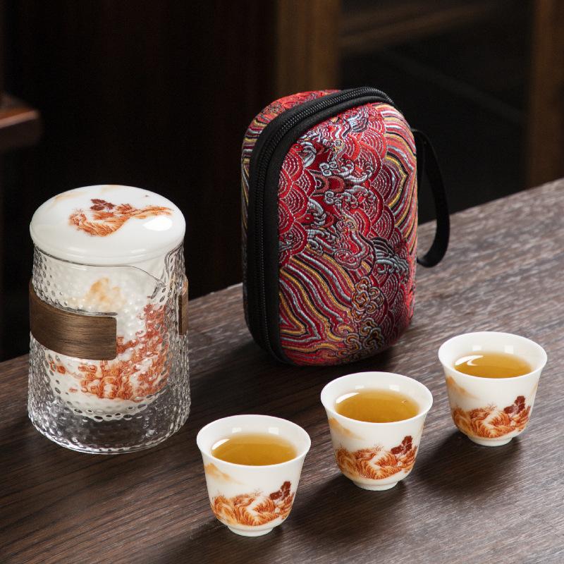 

Чайный сервиз Дорожный чайный сервиз Портативный чайный сервиз Подарочный чайный сервиз M