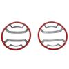 2x Front Headlight Lamp Guard Cover Trim For Jeep Wrangler JL 2018+ Accessories