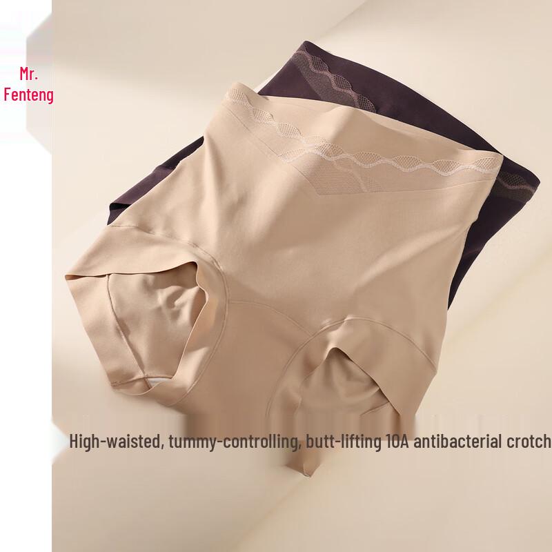 

Fenteng Women s High-Waist Antibacterial Briefs XL