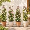 Ausgeschnitten Charakter Silhouette Pflanzenständer Starke Tragfähigkeit Gartenpflanzen Rankgitter Gewächshaus