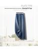 Women's 2025 High Waist Retro Wide Leg Jeans - Slimming, Loose, and Draped Straight Leg Trousers for Spring and Autumn
