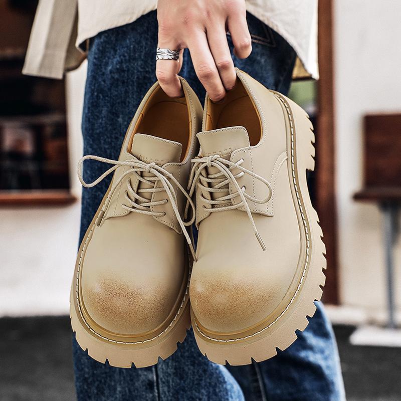 Fashion Men's Summer Small Leather Shoes Tassel Fashion Platform New Trend Versatile Japan Korean Business Casual Shoes Suit Men's Shoes