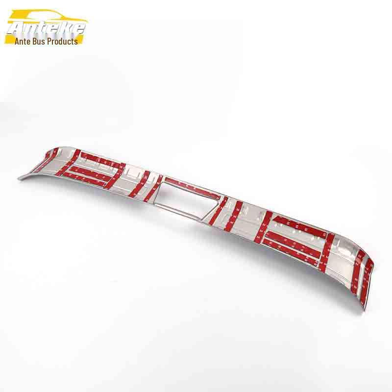 Cheetah CS9 Rear Bumper Trim: Stainless Steel Trunk Protector & Decorative Pedal Sticker.