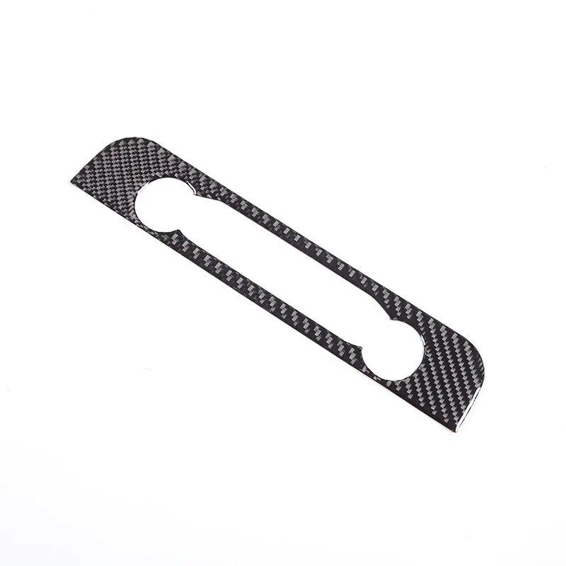 Soft Carbon Fiber Style Car Center Console Multimedia Button Frame Decorative Sticker For Ford Maverick 2022 Auto Accessories