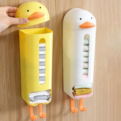 Scatola portaoggetti per biancheria intima montata a parete, armadio, mutandine, calzini, organizer, senza bisogno di perforare, scatole per sacchetti della spazzatura per la casa, per il soggiorno