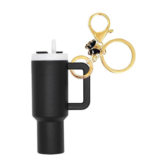 Mini Cup Keychain Charm School Bags Handbags Backpacks Keyring Multifunctional Lobster Clasp Key Holder Coin Bag