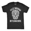 Feliz Navidad Sugar Skull T-Shirt, Funny Christmas Shirt