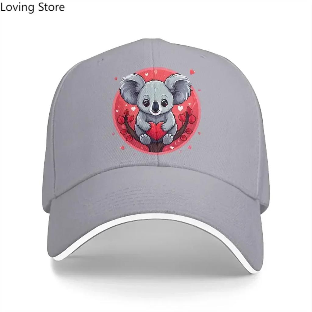 Washed Unisexs Baseball Cap Lovely Trucker Snapback Caps Dad Hat Australian Koala