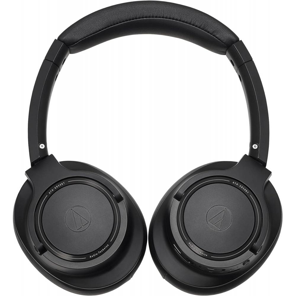 Audio Technica Audio Technica Ath Sr50bt Bluetooth Wireless Over Ear Headphones  Black  With Knox gEar StAnd And Protective Case Bundle  3 Items 
