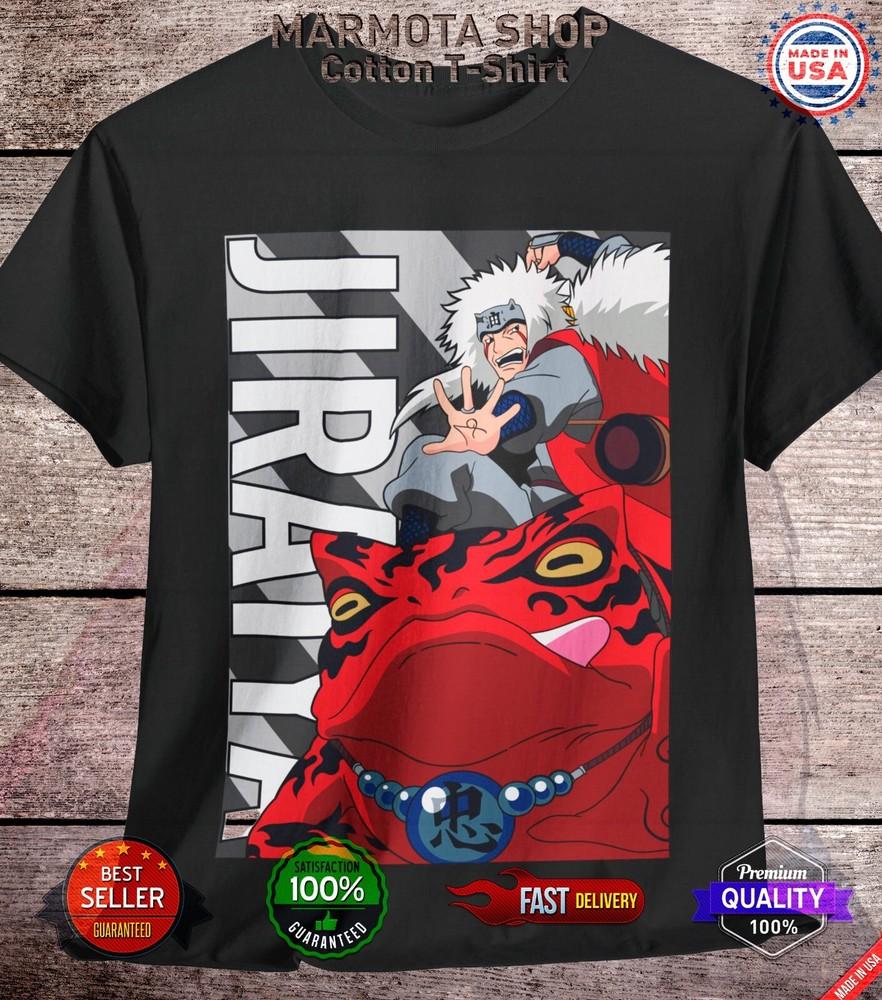

Jiraiya T-Shirt Naruto Madara Sasuke Kakashi Anime Unisex Tee Shirt All Size L