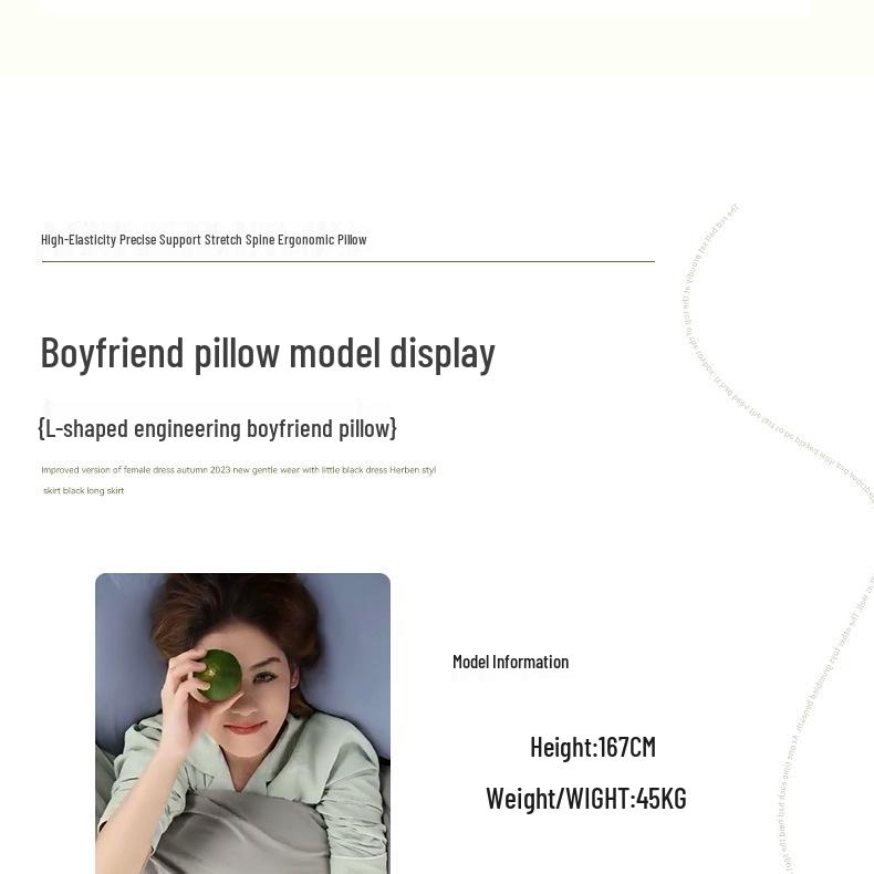 J-Shaped Multifunctional Maternity and Side Sleeper Pillow for Back Support & Breastfeeding