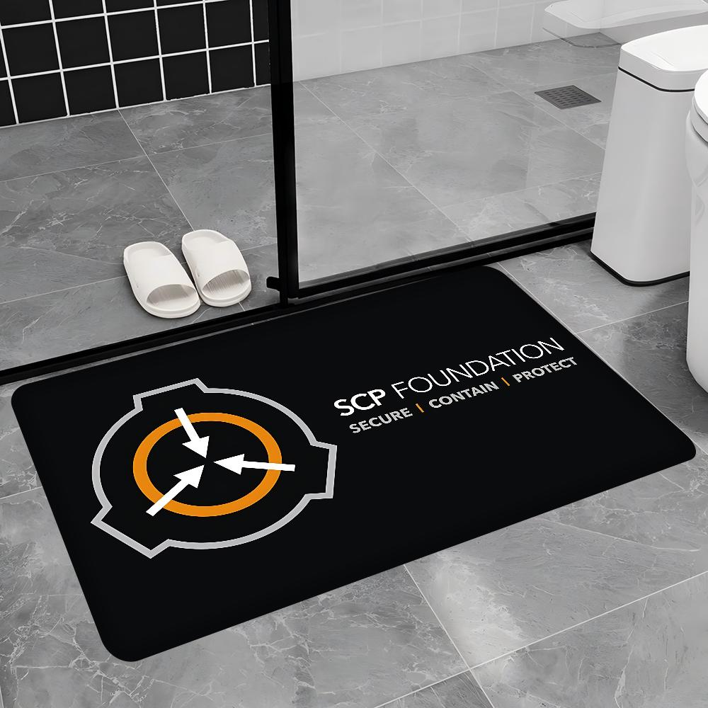 Tappetino da cucina S-SCP Foundation Stile Nordico Tappetino per porta Camera da letto Soggiorno Tappetino per porta Casa Balcone Tappetino antiscivolo Tappeto