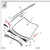96748542XT 96748540XT For Peugeot 208 2008 windshield lower trim trim trim seal block original brand new windshield seal block