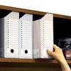 Plus File A4 Spine Width Blue Box, Cardboard, Economy, 10-pack, Horizontal, 100mm, 553-988,