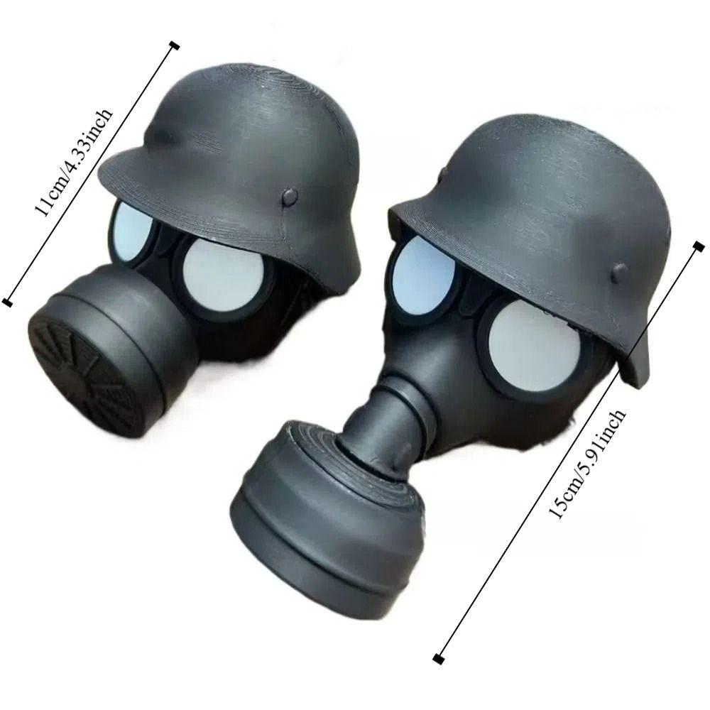 Aesthetic Trailer Ball Cover Decorative Gas Mask Helmet Cover Cap  Cars Caravan Decoration