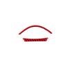 For Toyota Highlander Red Carbon Fiber Interior Speedometer Accent Cover Trim