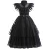 Popular Girls Mesh Dress Dress Cosplay Wednesday Female Lead Party Performance Dress