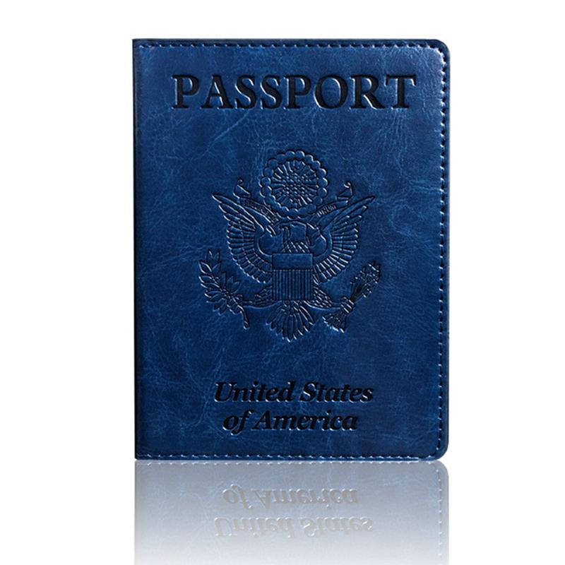 Porte-passeport de haute qualité Housse Portefeuille Essentiels de voyage Blocage RFID Étui à cartes en cuir Indispensables pour les voyages internationaux Accessoire de voyage
