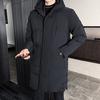 Mittellange und lange wattierte Herrenbekleidung Baumwolljacke Winterjacke Herren Daunenbaumwollkleidung