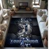 Juventus FC Printed Crystal Velvet Rug Non‑Slip Crystal Velvet Carpet For Sofa Bedroom Indoor Home Decoration