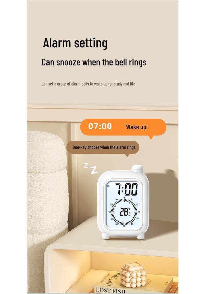 Timer Visivo e Sveglia per Bambini: Un Gestore del Tempo per l'Autodisciplina e l'Apprendimento