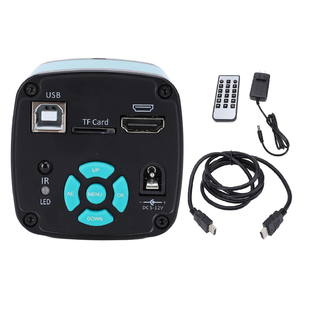 Electronic Microscope Camera 48MP 4K 1080P HD Multimedia Interface USB2.0 Output Industrial Video