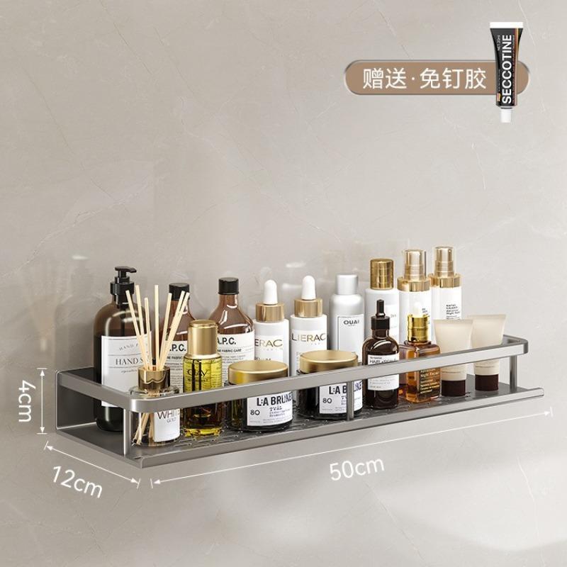 Toilet rack No punching Wash table Light luxury bathroom Wall-mounted toilet Toilet wall storage rack