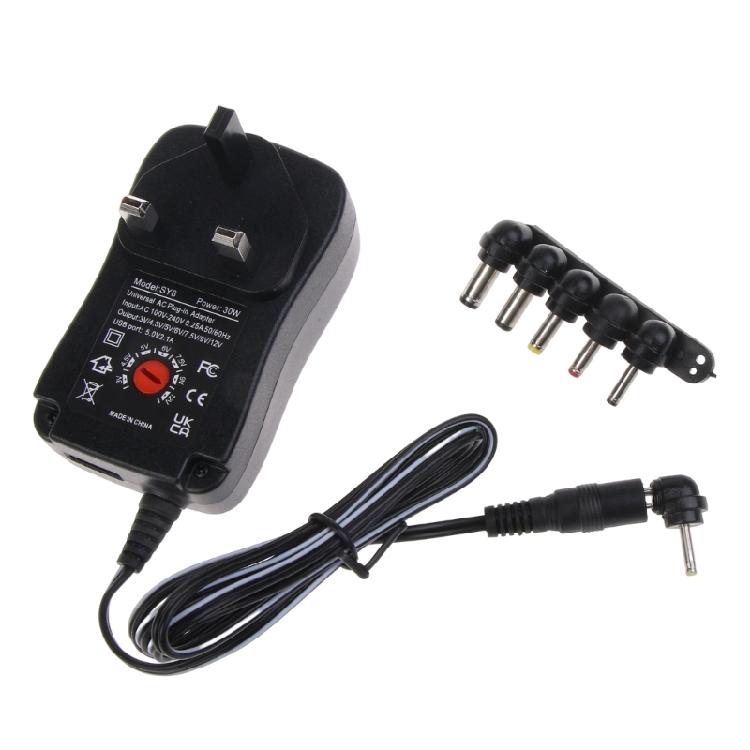 Multifunctional Power Supply Adapter 100-240V AC To DC3-12V for LCD Monitors LCD