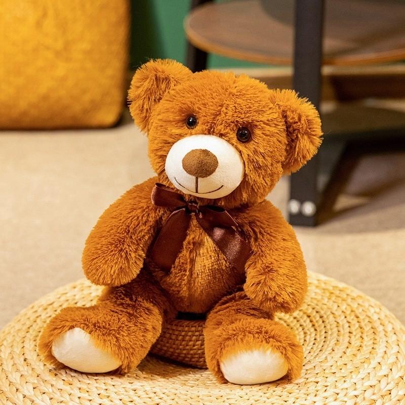 Plush Bear Toy For Kids Gift Soft 3d Cotton Stuffed Animal For Children