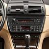 Real Carbon Fiber Car Accessories CD Radio Panel Decorative Trim Cover Soft Sticker For BMW X3 E83 2006 2007 2008 2009 2010