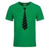 Summer Fun Tie Design Men's T-Shirt Novelty Fashion Hip Hop Short Sleeve Casual Comfortable 3D Printing Handsome Clothing