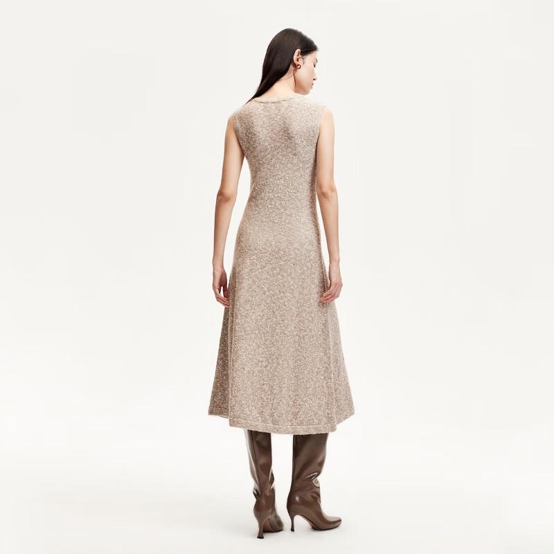 VEROMODA 2024 Early Autumn Sequined Knit A-line Dress