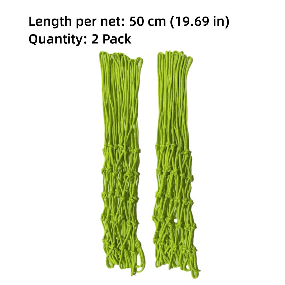 2pcs All Weather Basketball Mesh Knotted Shooting Pocket Basketball Mesh Replacement Outdoor Court