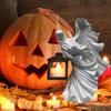 Żywiczny Duch z Latarnią Żywiczny Duch Piekielny Posłaniec Rzeźba Halloween Ogród Podwórko