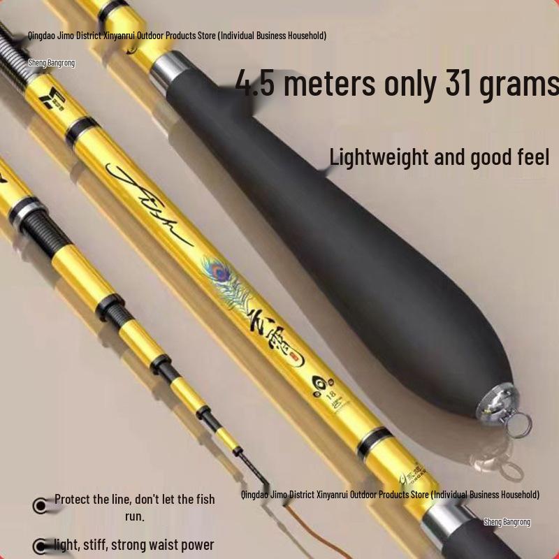 Crucian Carp Ultra-Hard Carbon Hand Rod Set for Stream and Table Fishing